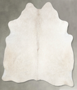 Champagne Large Brazilian Cowhide Rug 5'10"H x 5'6"W #A54864 by Hudson Hides