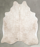Champagne Large Brazilian Cowhide Rug 6'6"H x 5'8"W #A54865 by Hudson Hides