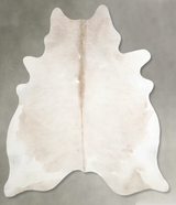 Champagne X-Large Brazilian Cowhide Rug 7'2"H x 6'5"W #A54871 by Hudson Hides