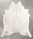 Champagne XX-Large Brazilian Cowhide Rug 7'3"H x 7'1"W #A54873 by Hudson Hides