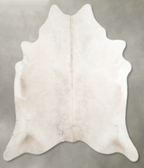 Champagne XX-Large Brazilian Cowhide Rug 7'3"H x 7'1"W #A54873 by Hudson Hides