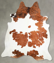 Tricolor XX-Large Brazilian Cowhide Rug 8'3"H x 7'3"W #A54884 by Hudson Hides