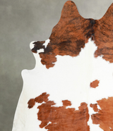 Tricolor XX-Large Brazilian Cowhide Rug 8'3"H x 7'3"W #A54884 by Hudson Hides