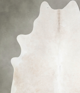 Champagne XX-Large Brazilian Cowhide Rug 7'8"H x 7'1"W #A54887 by Hudson Hides