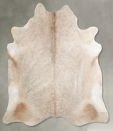 Champagne X-Large Brazilian Cowhide Rug 6'9"H x 6'9"W #A54888 by Hudson Hides
