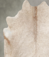 Champagne X-Large Brazilian Cowhide Rug 6'9"H x 6'9"W #A54888 by Hudson Hides
