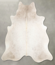 Champagne X-Large Brazilian Cowhide Rug 7'2"H x 6'11"W #A54890 by Hudson Hides