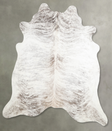 Grey Brindle XX-Large Brazilian Cowhide Rug 6'11"H x 7'3"W #A54891 by Hudson Hides