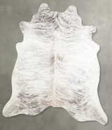 Grey Brindle XX-Large Brazilian Cowhide Rug 6'11"H x 7'3"W #A54891 by Hudson Hides