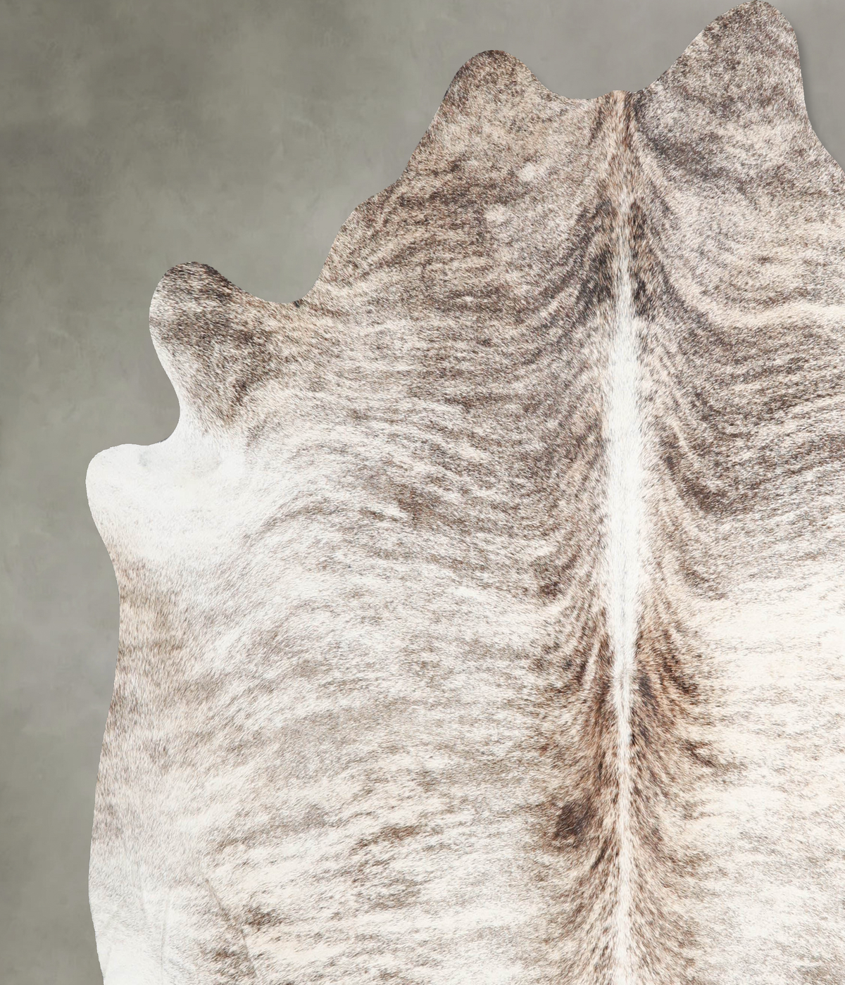 Light Brindle X-Large Brazilian Cowhide Rug 7'0"H x 7'0"W #A54892 by Hudson Hides