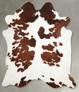 Tricolor X-Large Brazilian Cowhide Rug 7'3"H x 6'5"W #A54895 by Hudson Hides