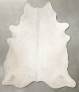 Champagne X-Large Brazilian Cowhide Rug 7'4"H x 6'6"W #A54899 by Hudson Hides