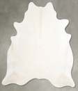 Champagne X-Large Brazilian Cowhide Rug 7'0"H x 6'7"W #A54901 by Hudson Hides