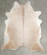 Champagne XX-Large Brazilian Cowhide Rug 7'7"H x 6'11"W #A54902 by Hudson Hides