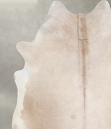 Champagne XX-Large Brazilian Cowhide Rug 7'7"H x 6'11"W #A54902 by Hudson Hides