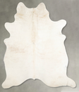 Champagne X-Large Brazilian Cowhide Rug 7'5"H x 6'2"W #A54914 by Hudson Hides