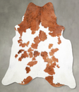 Tricolor XX-Large Brazilian Cowhide Rug 7'4"H x 6'10"W #A54927 by Hudson Hides