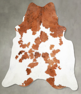 Tricolor XX-Large Brazilian Cowhide Rug 7'4"H x 6'10"W #A54927 by Hudson Hides
