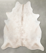 Champagne X-Large Brazilian Cowhide Rug 7'3"H x 6'6"W #A54937 by Hudson Hides