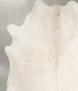 Champagne X-Large Brazilian Cowhide Rug 7'0"H x 6'4"W #A54942 by Hudson Hides