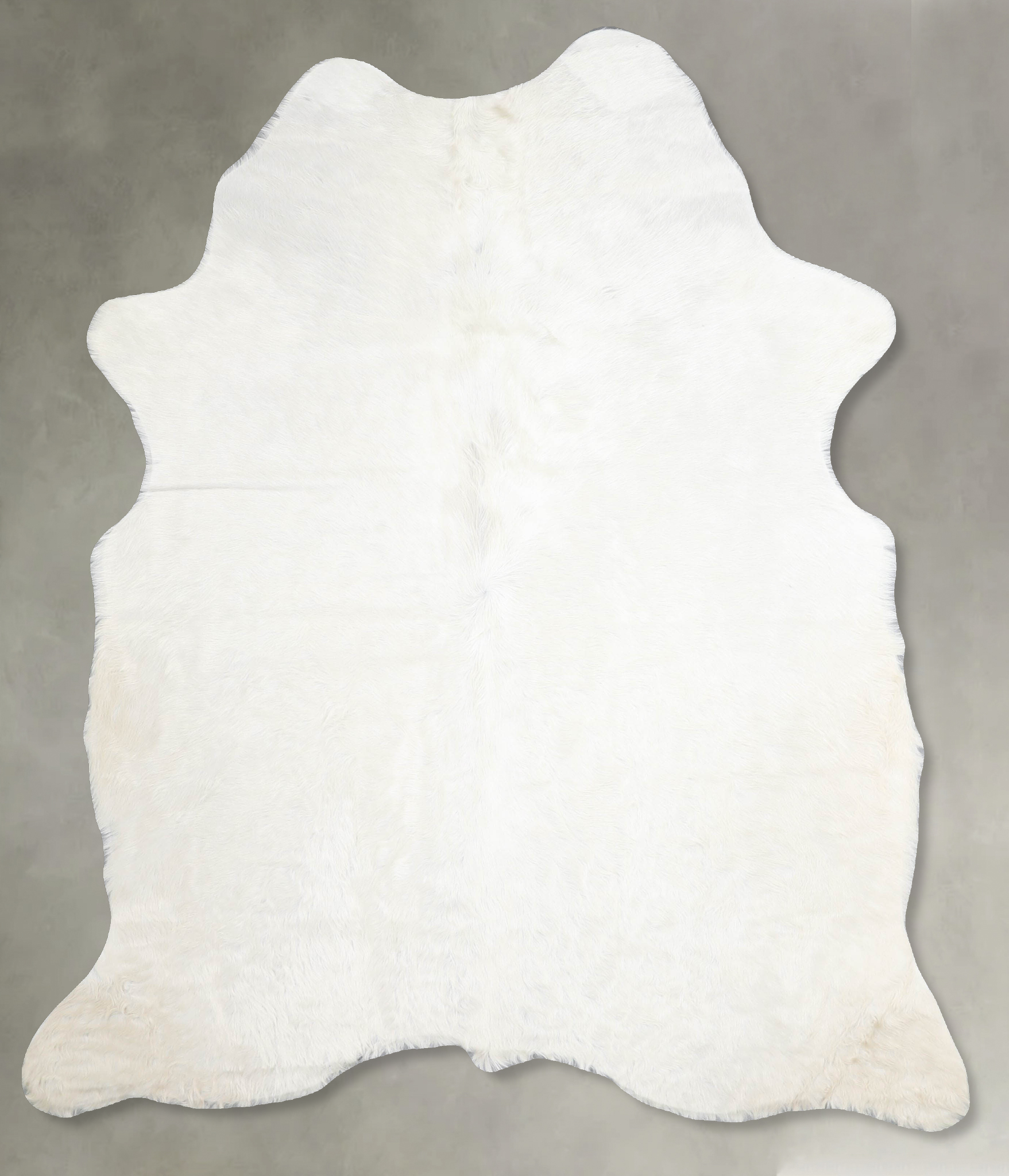 Solid White Cowhide Rug #A54950