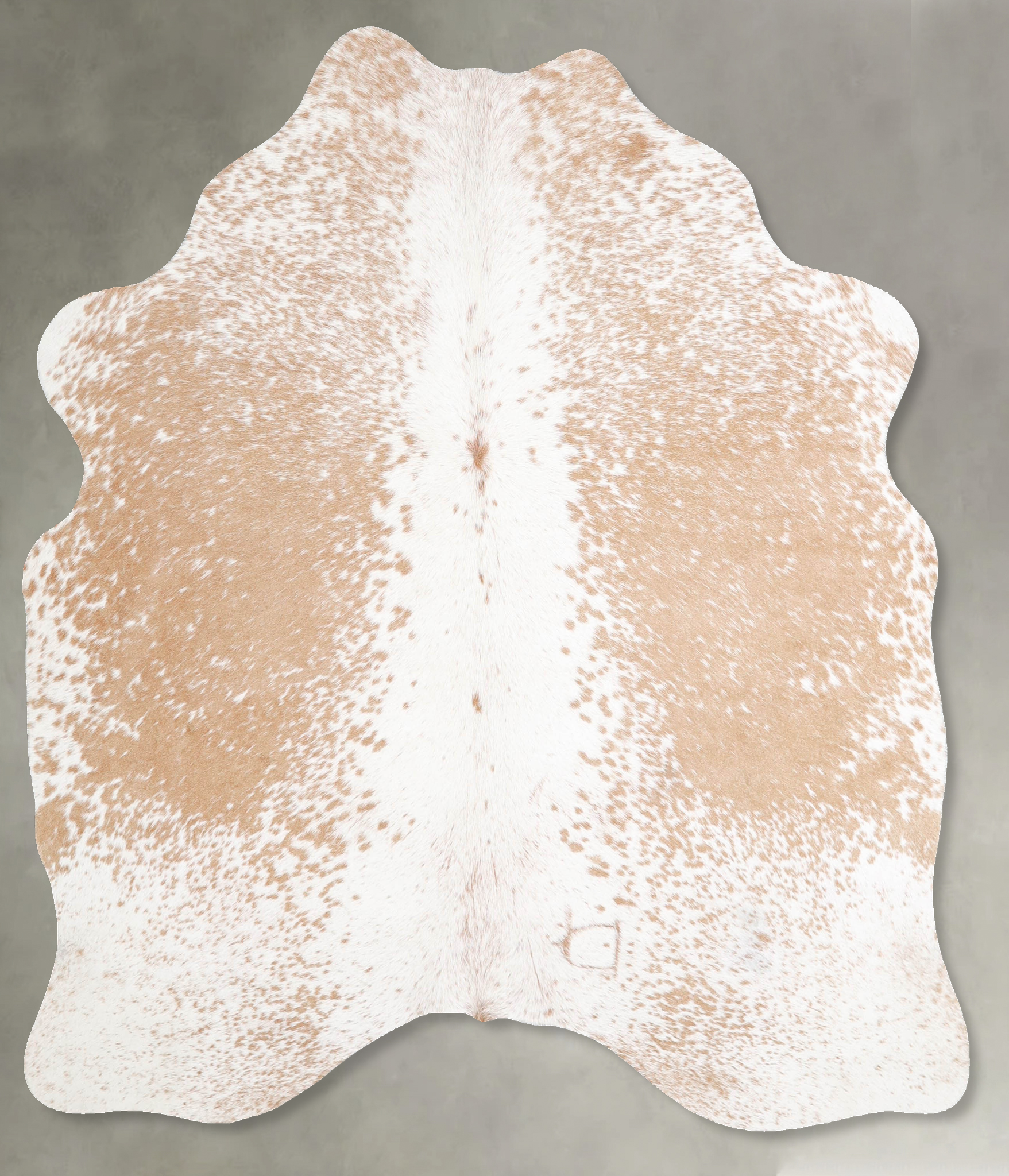 Beige and White Cowhide Rug #A54959