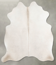 Champagne Large Brazilian Cowhide Rug 6'2"H x 5'6"W #A54964 by Hudson Hides