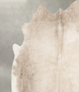 Champagne X-Large Brazilian Cowhide Rug 6'1"H x 6'7"W #A54965 by Hudson Hides