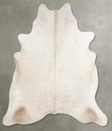 Champagne X-Large Brazilian Cowhide Rug 6'8"H x 6'2"W #A54966 by Hudson Hides