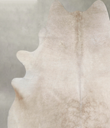 Champagne XX-Large Brazilian Cowhide Rug 7'8"H x 6'7"W #A54973 by Hudson Hides