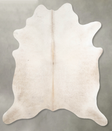 Champagne X-Large Brazilian Cowhide Rug 7'3"H x 6'5"W #A54974 by Hudson Hides