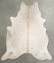 Champagne X-Large Brazilian Cowhide Rug 7'5"H x 6'6"W #A54975 by Hudson Hides