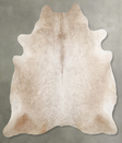Champagne X-Large Brazilian Cowhide Rug 7'2"H x 6'5"W #A54979 by Hudson Hides