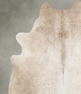 Champagne X-Large Brazilian Cowhide Rug 7'2"H x 6'5"W #A54979 by Hudson Hides