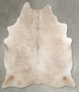 Champagne X-Large Brazilian Cowhide Rug 6'9"H x 6'2"W #A54981 by Hudson Hides