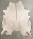 Champagne XX-Large Brazilian Cowhide Rug 8'1"H x 6'5"W #A54985 by Hudson Hides