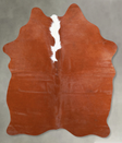 Brown and White Regular Medium Brazilian Cowhide Rug 5'5"H x 4'3"W #A54998 by Hudson Hides