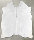 Light Grey Medium Brazilian Cowhide Rug 5'3"H x 4'9"W #A55001 by Hudson Hides