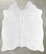 Light Grey Medium Brazilian Cowhide Rug 5'3"H x 4'9"W #A55001 by Hudson Hides