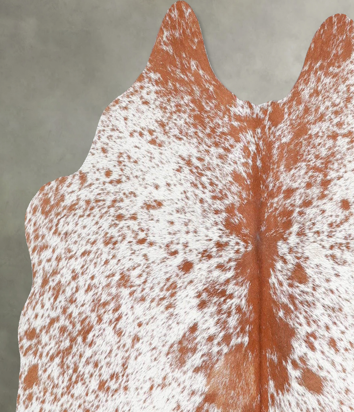 Salt and Pepper Brown Medium Brazilian Cowhide Rug 3'6"H x 3'10"W #A55002 by Hudson Hides