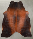 Warm Caramel Medium Brazilian Cowhide Rug 5'8"H x 4'11"W #A55005 by Hudson Hides