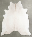Champagne X-Large Brazilian Cowhide Rug 7'2"H x 6'11"W #A55007 by Hudson Hides