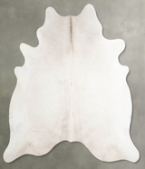 Champagne X-Large Brazilian Cowhide Rug 7'2"H x 6'11"W #A55007 by Hudson Hides
