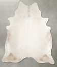 Champagne XX-Large Brazilian Cowhide Rug 7'11"H x 7'3"W #A55008 by Hudson Hides