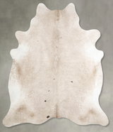 Champagne X-Large Brazilian Cowhide Rug 7'1"H x 6'8"W #A55010 by Hudson Hides
