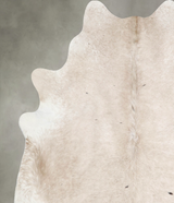 Champagne X-Large Brazilian Cowhide Rug 7'1"H x 6'8"W #A55010 by Hudson Hides