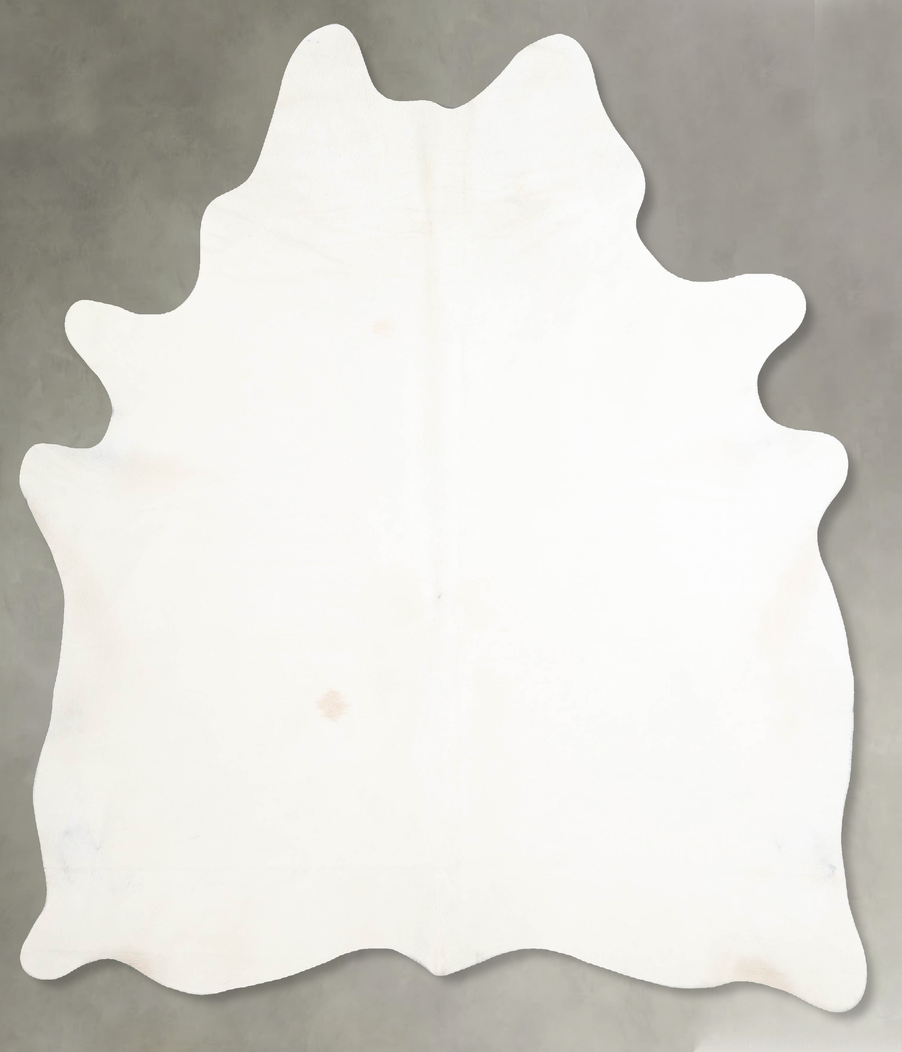 Solid White Cowhide Rug #A55026