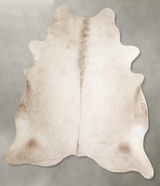 Champagne XX-Large Brazilian Cowhide Rug 7'5"H x 6'11"W #A55042 by Hudson Hides