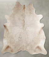 Champagne X-Large Brazilian Cowhide Rug 7'6"H x 6'8"W #A55043 by Hudson Hides