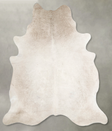 Champagne X-Large Brazilian Cowhide Rug 7'4"H x 6'3"W #A55046 by Hudson Hides